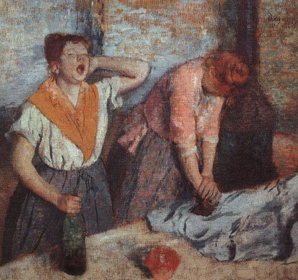 Edgar Degas Laundry Maids china oil painting image
